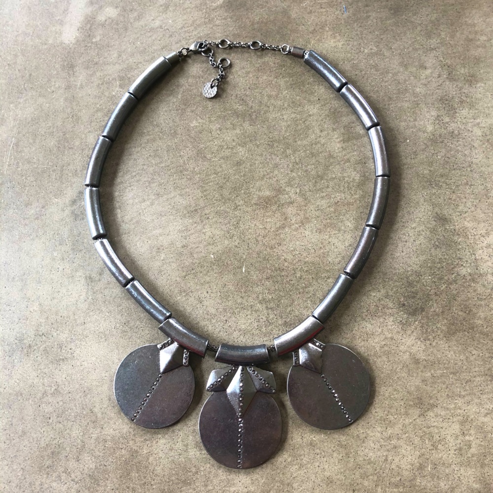 Gunmetal necklace